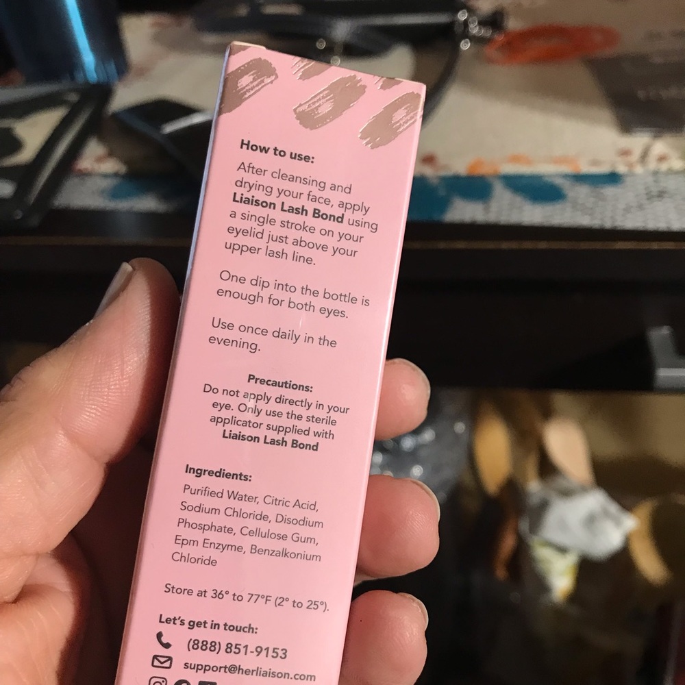 New Liaison Lash Bond growth serum